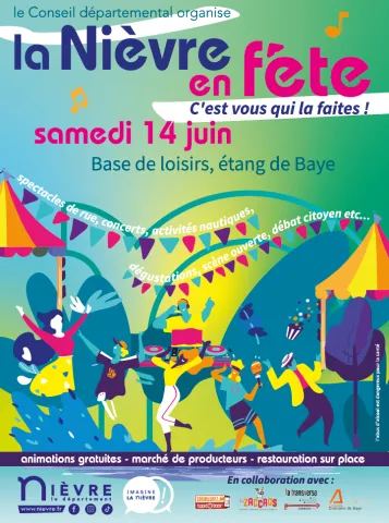 Affiche la nievre en fete 2025